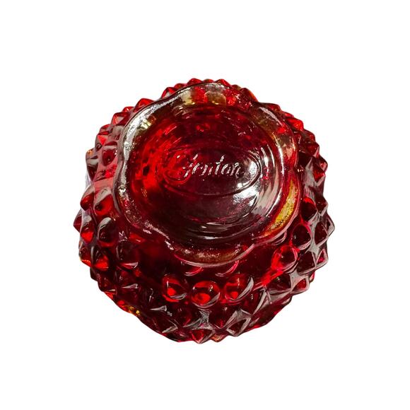 Fenton Aberina Hobnail Fairy Glass Replacement Bottom - Picture 2 of 4